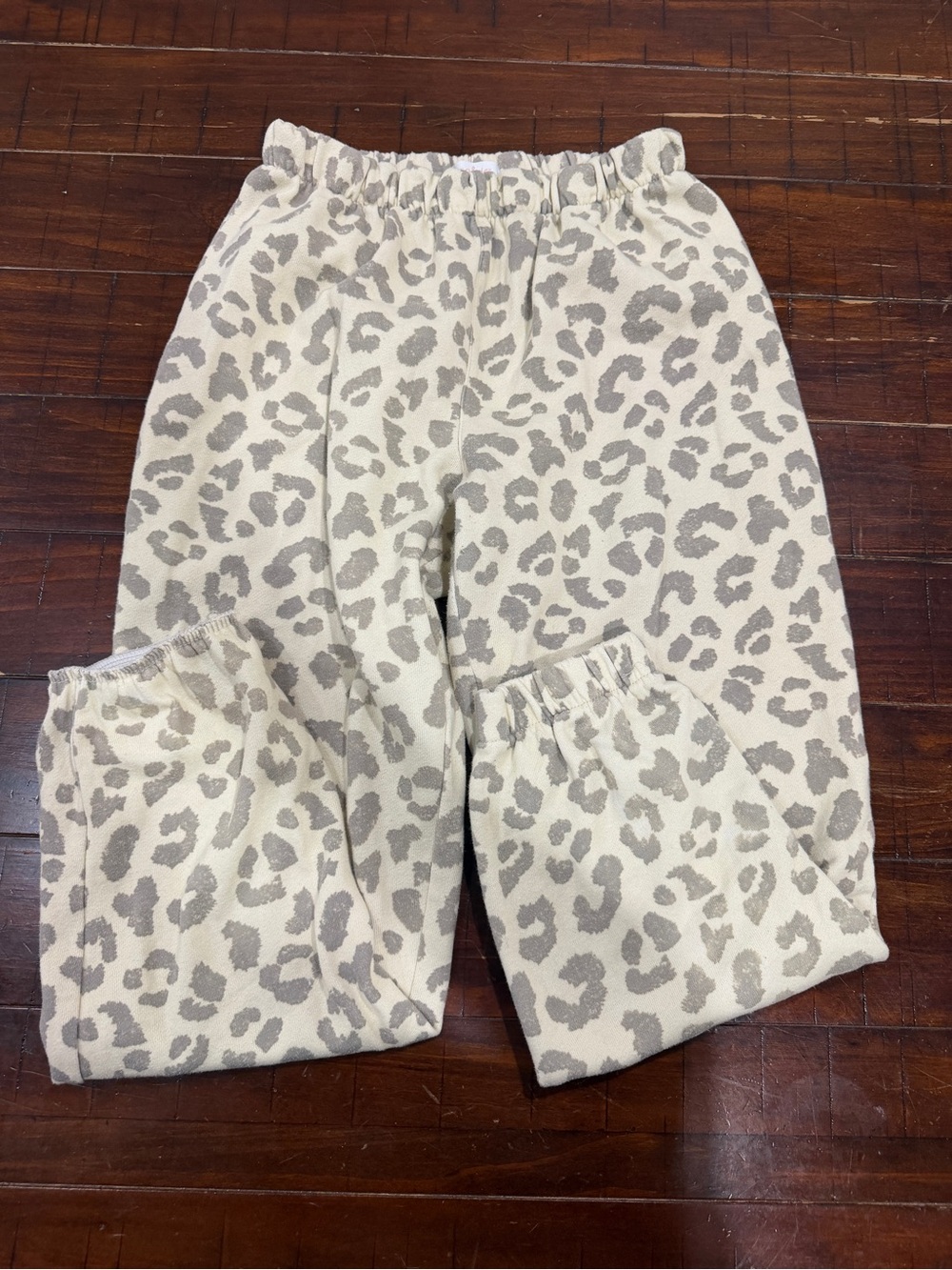 leopard print joggers